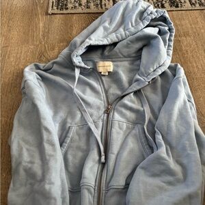 American Eagle Light Blue Hoodie